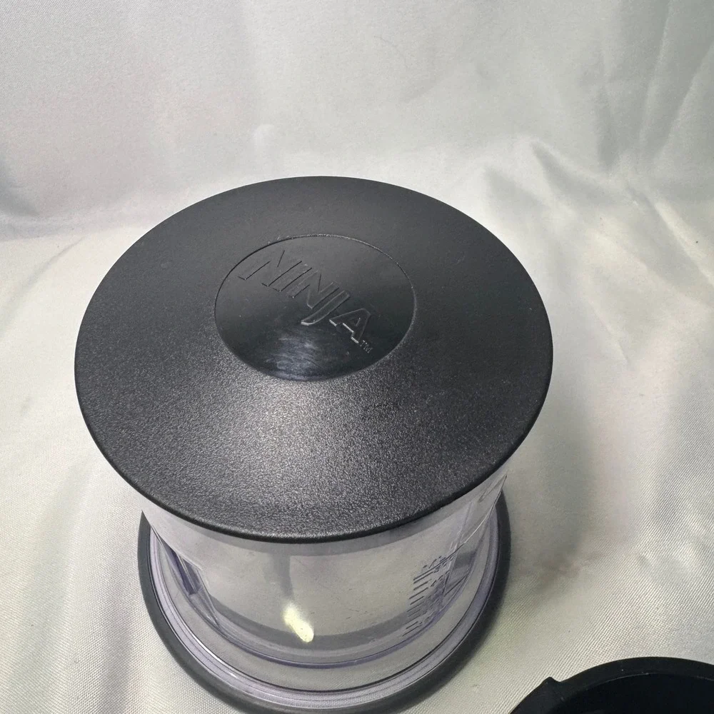 Ninja Express Chop Replacement 16oz 2 Cup Bowl with Storage Lid and Splash Guard